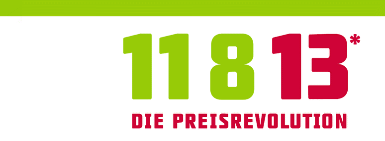 11 8 13 Logo Preisrevolution Telefonauskunft
